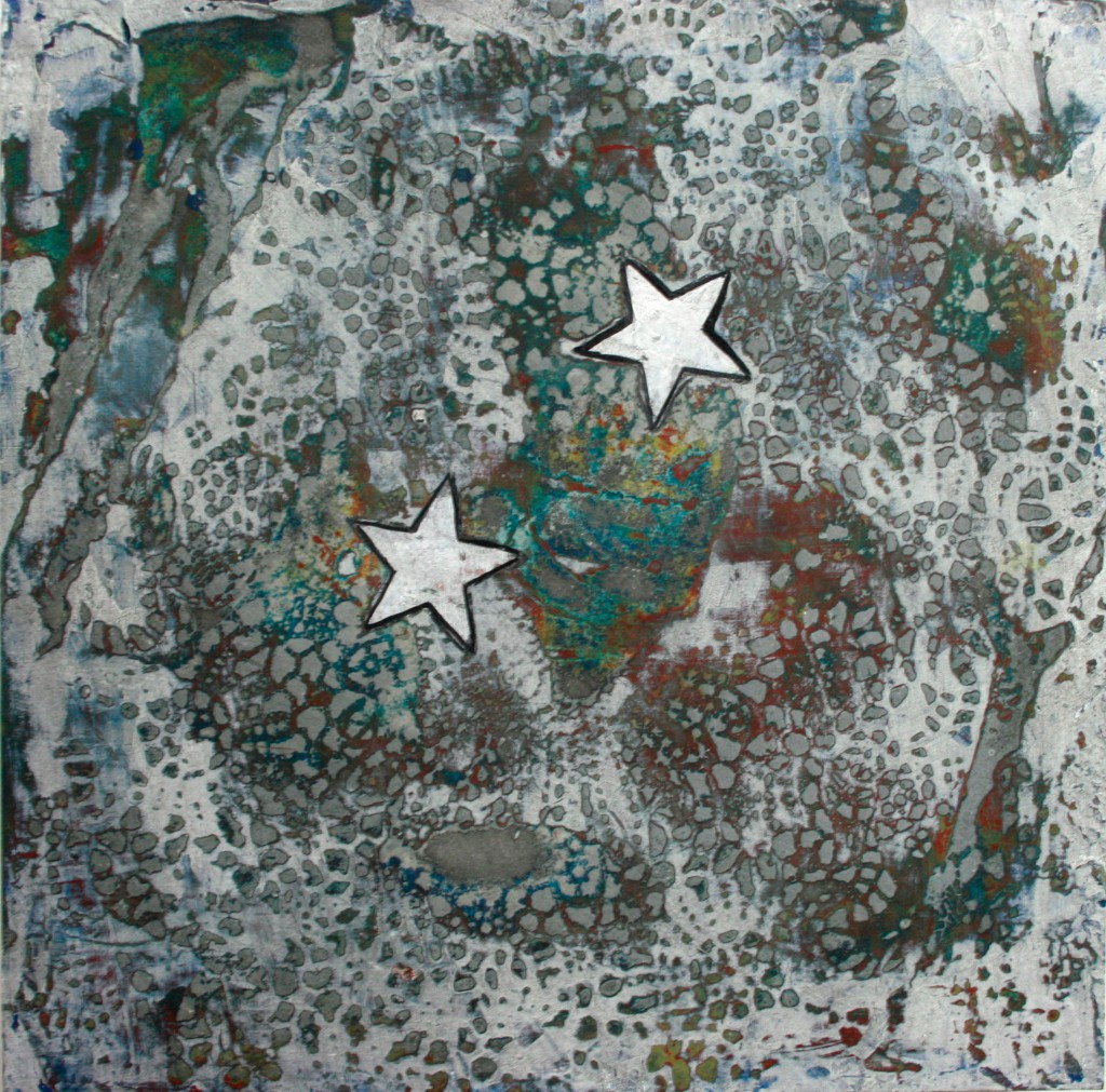 Art Star Acid Test mixed media 14 x 14