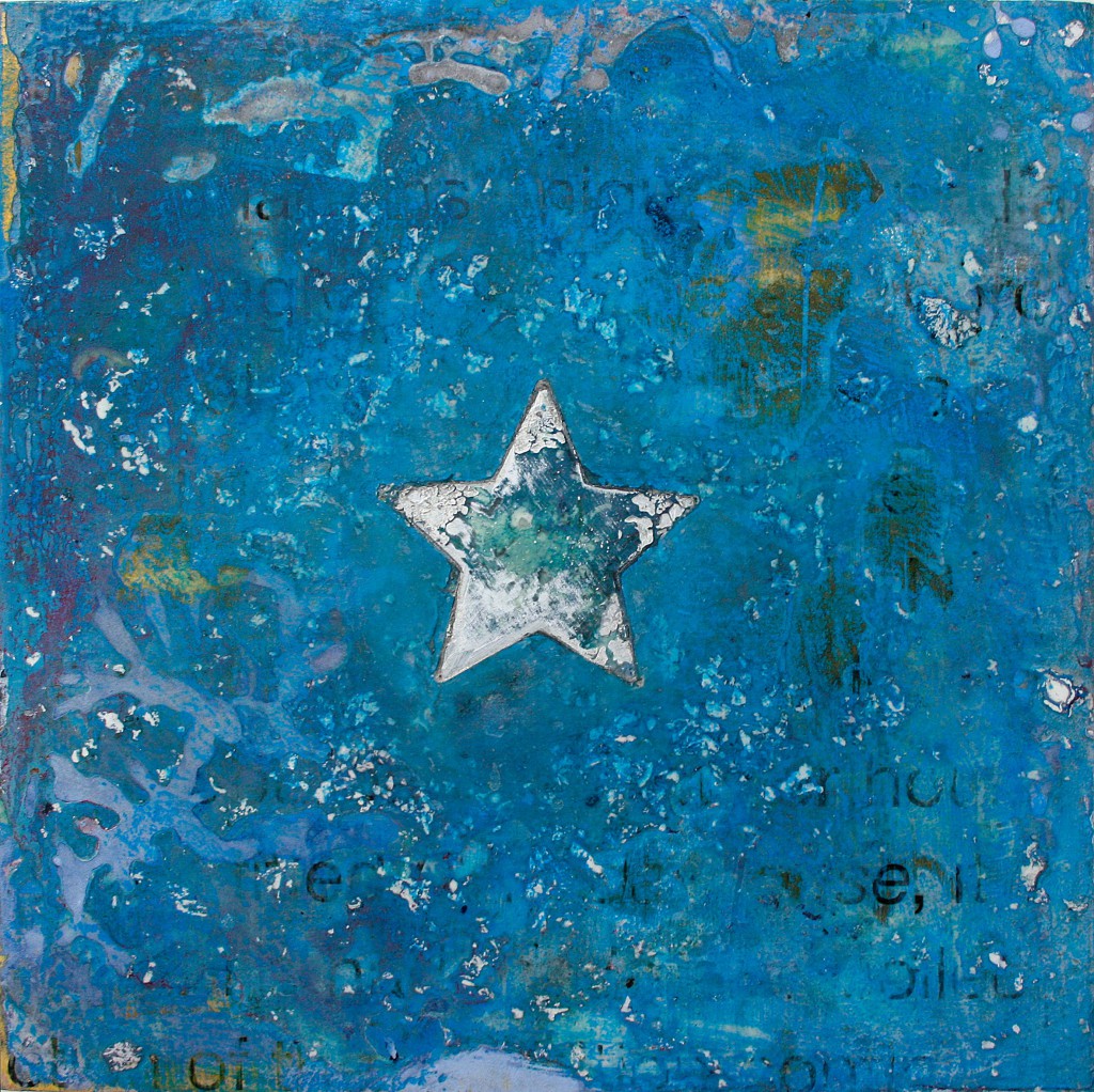 Art Star: Canada House mixed media on panel
12 x 12