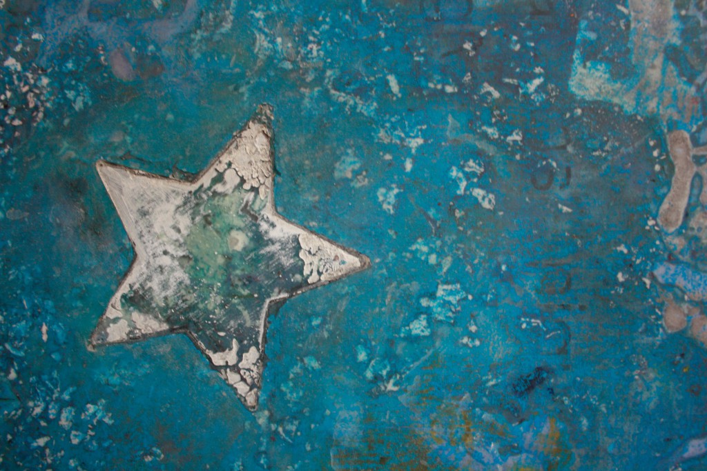 Canada House (detail) mixed media on panel
12 x 12