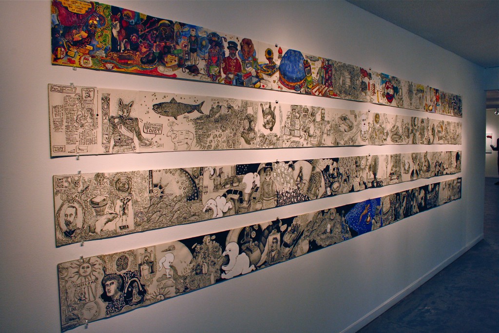 FBoD @Harcourt House Installation View Foldy Book of Death @Harcourt House